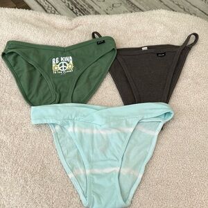 Pink panties different styles. Selling together